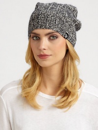 An impeccably crafted knit beanie in a luxurious blend of wool, mohair and cotton with a ribbed brim.Mohair/Wool/Cotton/NylonRibbed brimDry cleanImported