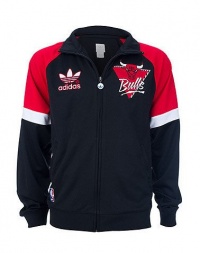 NBA Chicago Bulls Black On-Court Track Jacket