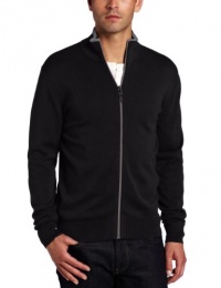 Michael Kors Men's Long Sleeve Tipped Full Zip