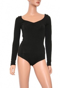 Women's Rachel Pally L/S Leotard in Black