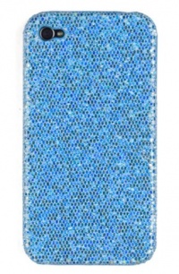 Sky Blue Sparkles Case for Apple iPhone 4, 4S (AT&T, Verizon, Sprint)