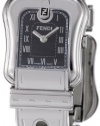 Fendi B. Fendi Ladies Stainless Steel Black Dial Watch F386210