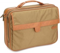 Hartmann Packcloth Overnight Bag and Briefcase, Khaki, One Size