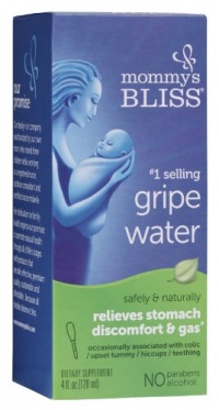 Mommy's Bliss Gripe Water, Liquid, 4-Ounce Bottles (Pack of 2)