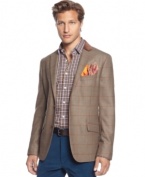 Upgrade your blazer style. This sport coat from Tallia Orange is a sophisticated addition to your attire.