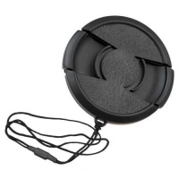 Fotodiox 05CAPT52x1 52mm Inner Pinch Lens Cap, Lens Cover with Cap Keeper (Black)