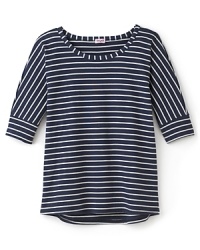 She'll love the fabulous feel of the banded dolman sleeves and striking stripes in Splendid's Breton top.