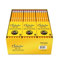 iScholar Gross Pack #2 Yellow Pencils, 144 Count (33144)