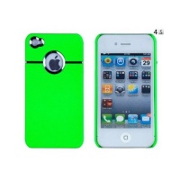 Green Chrome Case for Apple iPhone 4, 4S (AT&T, Verizon, Sprint)