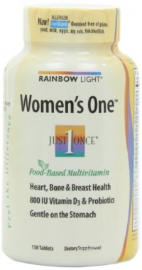 Rainbow Light Womens One, Just Once Multivitamin, 150 Tablets