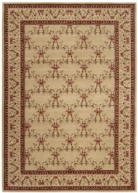 Area Rug 5x7 Rectangle European Beige Color - Nourison Ashton House Collection