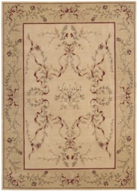 Area Rug 5x7 Rectangle European Light Gold Color - Nourison Ashton House Collection