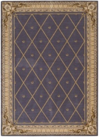 Area Rug 9x13 Rectangle European Blue Color - Nourison Ashton House Collection