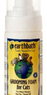 Earthbath All Natural Hypo-Allergenic Cat Grooming Foam, 4-Ounce