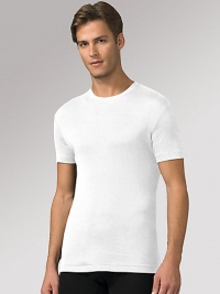 Soft pima cotton is lightweight and slightly sheer. Also in black. Machine wash Imported