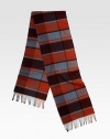 Classic plaid meets luxe cashmere to create an impeccable scarf with perennial style.About 12 X 72CashmereDry cleanImported