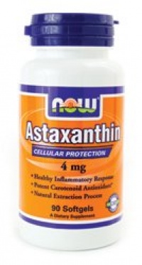 Now Foods Astaxanthin Softgels, 4 mg, 90 Count