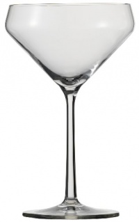 Schott Zwiesel Tritan Crystal Glass Stemware Pure Collection Martini, Set of 6