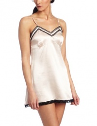 Intimo Women's Silk Chemise & Thong Set - 35005