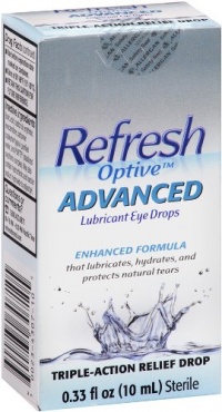 Refresh Optive Advanced Lubricant Eye Drops -- 0.33 fl oz