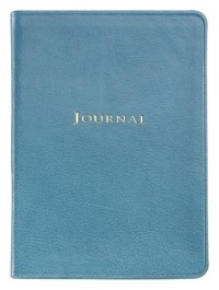 Graphic Image Medium Travel Journal, Goatskin Leather, Turquoise (MTJMRBLGTITUR)