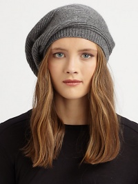 A solid wool-blend hat in a slouchy silhouette.4 X 9Wool/Polyester/Nylon/Angora/CashmereDry cleanImported