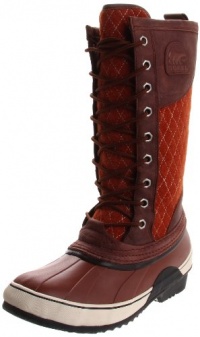 Sorel Women's Sorelli Tall Lace NL1619 Rain Boot,Bombay Brown,12 M US