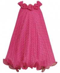 Bonnie Jean Girls 7-16 Dot Crystal Pleat Dress