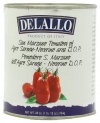 DeLallo Imported San Marzano Whole Peeled Tomatoes, 28-Ounce Cans (Pack of 6)