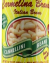 Carmelina Brands Italian Cannellini Beans, White Beans, 14.28 Ounce (Pack of 12)