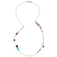 Fossil Jewelry Women's Stainless Steel Bead Necklace