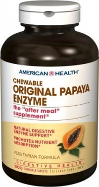 American Health Original Papaya Enzyme 600 Tabs