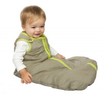 Baby Deedee Sleep Nest Baby Sleeping Bag, Khaki/Lime Green, Large (18-36 Months)