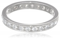 Sterling Silver Cubic Zirconia Eternity Ring