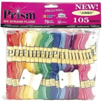 DMC Prism Six-Strand Floss Jumbo Pack, 105-Pack