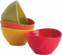 Trudeau Silicone Pinch Bowls, Set of 4