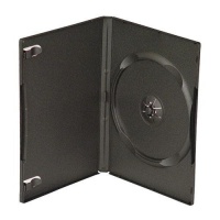 100 STANDARD Black Single DVD Cases 14MM