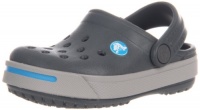 Crocs Crocband II Kids Clog (Little Kid/Toddler),Charcoal/Light Grey,10/11 M US Little Kid