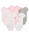 You can never have enough of the basics. Keep the supply up with this adorable bodysuit 5-pack from Carter's.