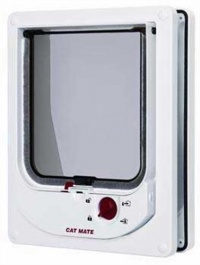 Cat Mate Electromagnetic Cat Flap White