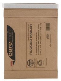 CareMail Recycled Self-Seal Rugged Mailers, Padded Envelopes, 8.5 x 10.75 Inches, 25 Pack (1143551)