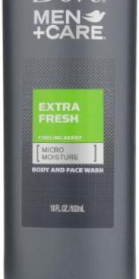 Dove Men + Care Body and Face Wash, Extra Fresh, 18 Ounce (Pack of 3)