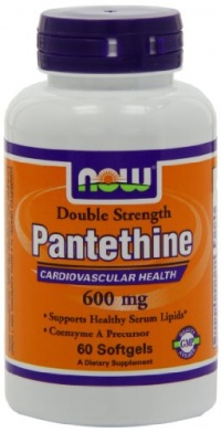 Now Foods Pantethine 600mg, Softgels, 60-Count