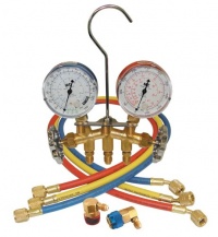 Mastercool 66661 Brass Manifold Gauge Set