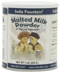 Soda Fountain Malted Milk Powder, 16-Ounce (Pack of 3)