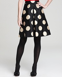 Glistening with gleaming polka-dots, this kate spade new york skirt lends your style a wealth of golden opportunities.