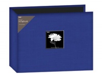 Pioneer 12-Inch by 12-Inch Fabric 3-Ring Binder Album with Window, Blue