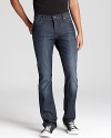 Tried and true, these stylish jeans offer a slim, straight leg for a classic look.