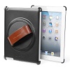 New Trent Gladius iPad Case compatible: iPad 4, iPad 3 and iPad 2. 360 rotatable, genuine leather hand strap, stand/movie wall clip and Matte Finish.