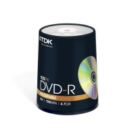 TDK  4.7GB 16x DVD-R 100-Pack Spindle